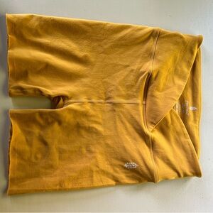 Yellow High-Waisted Shorts